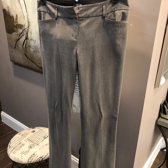 Express Pants - Express Columnist Pants Grey Express Pants - Express Columnist Pants Grey
